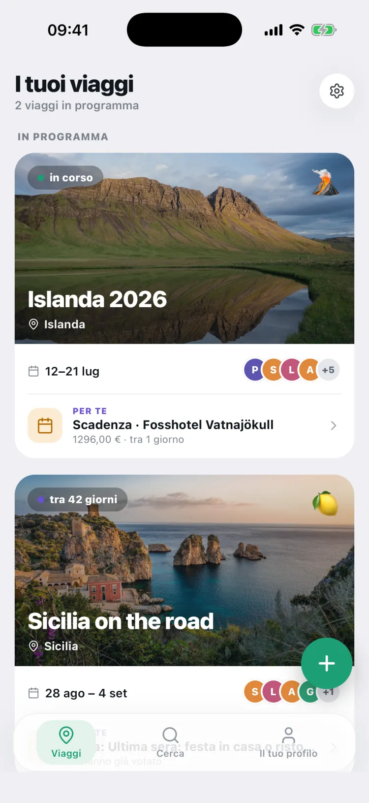La lista dei tuoi viaggi in Jungle